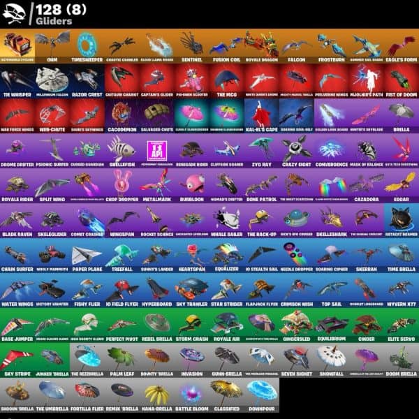 183 skins | Menace | Valeria | Peter Griffin | Eternal Knight | The Foundation | Predator | Fate | Crackshot | Kymera | Mecha Cuddle Master | 150 VB - Image 5