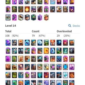 Lifetime warranty / level 62- card max  29- card level 14 : 79- android& ios